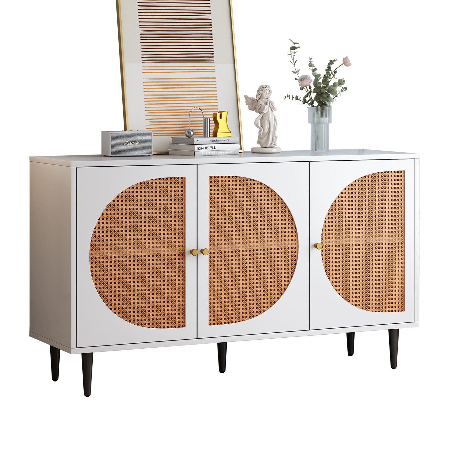 Buffet Cocon III - Design moderne & cannage en rotin / Vraiment Home