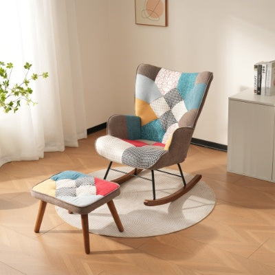 Chaise Multicocon avec tabouret assorti - Élegance & Détente Scandinave / Vraiment Home