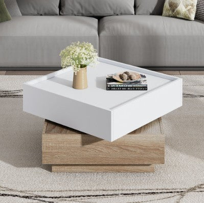 Table Basse Harmonie Cocon - Design Rotatif & Rangements Pratiques / Vraiment Home