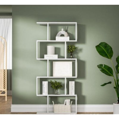 Bibliothèque Meuble Décoratif Cocon I - 5 niveaux de Rangement Élégants / Vraiment Home