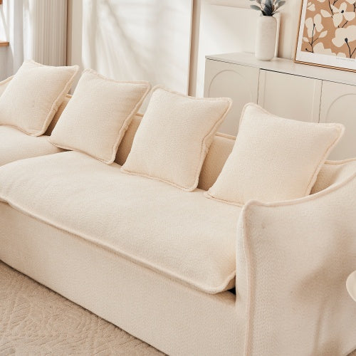 Canapé 3 places beige - Élégance & Confort | Vraiment Home