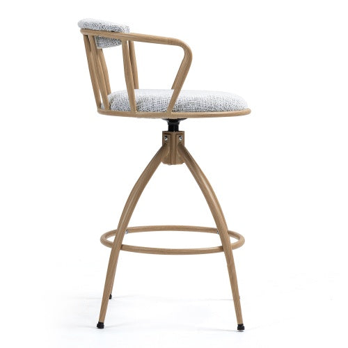 Tabouret Confort II - Lot de 2 tabourets de Bar Pivotants Design Moderne / Vraiment Home