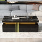 Table Basse Marbre Cocon - Élégance Rangement Moderne / Vraiment Home