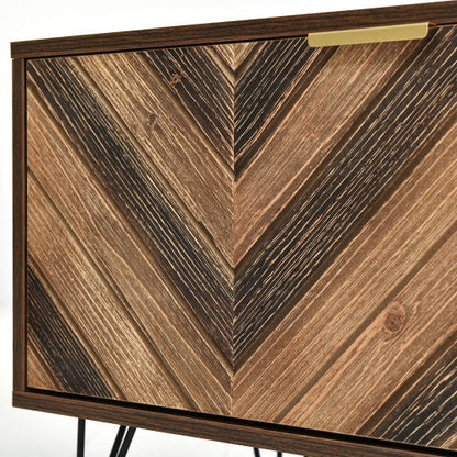 Meuble TV Bois Cocon III - Design Moderne avec Finition Naturelle & Rangement Pratique / Vraiment Home