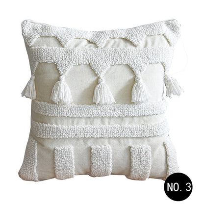 Coussin Nordique en Coton & Lin - Housse Déco 45x45 cm / Vraiment Home