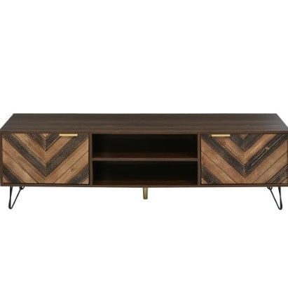 Meuble TV Bois Cocon III - Design Moderne avec Finition Naturelle & Rangement Pratique / Vraiment Home