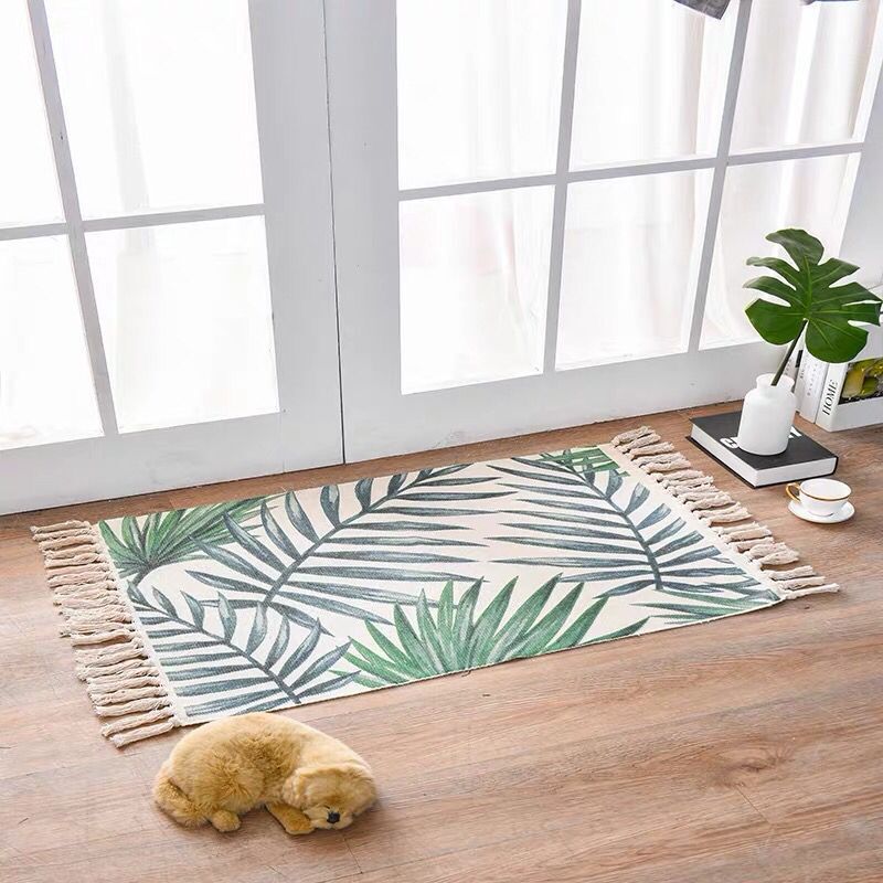Tapis Scandinave en Coton & Lin - Style Bohème Nordique 60X90cm / Vraiment Home