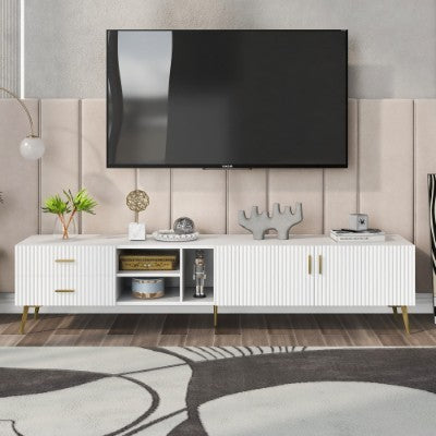 Meuble TV Modern Cocon III - Blanc Élégant / Vraiment Home