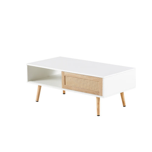 Table Nordique II - Table Basse Rectangulaire en Bois Massif / Vraiment Home