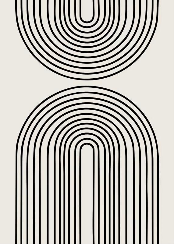 Affiche Murale Abstraite - Toile Minimalistes & Modernes / Plusieurs tailles / Vraiment Home