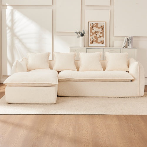 Canapé 3 places beige - Élégance & Confort | Vraiment Home