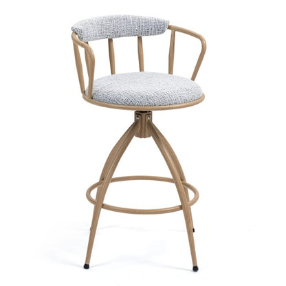 Tabouret Confort II - Lot de 2 tabourets de Bar Pivotants Design Moderne / Vraiment Home