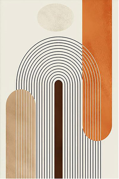 Affiche Murale Abstraite - Toile Minimalistes & Modernes / Plusieurs tailles / Vraiment Home