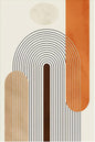 Affiche Murale Abstraite - Toile Minimalistes & Modernes / Plusieurs tailles / Vraiment Home