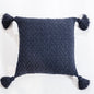 Chenillecoon Cushion - Soft Chenille Cover with Pompoms / Nordic Style / Vraiment Home