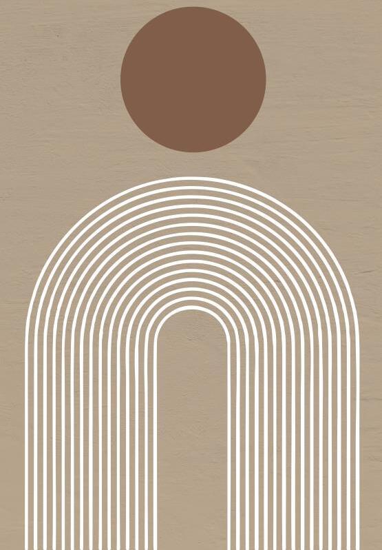 Affiche Murale Abstraite - Toile Minimalistes & Modernes / Plusieurs tailles / Vraiment Home