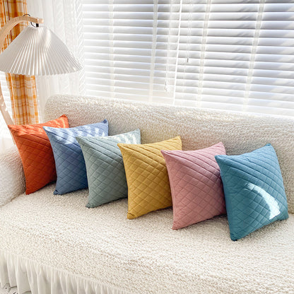 Coussin Cocolor - Housse en Flanelle Douce 45X45cm / Style Moderne & Coloré / Vraiment Home