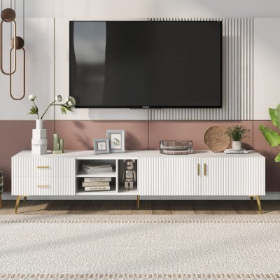 Meuble TV Modern Cocon III - Blanc Élégant / Vraiment Home