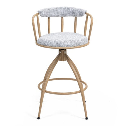 Tabouret Confort II - Lot de 2 tabourets de Bar Pivotants Design Moderne / Vraiment Home