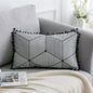 Coussin Bohème Noir & Blanc - Housse Déco 45x45cm / Vraiment Home
