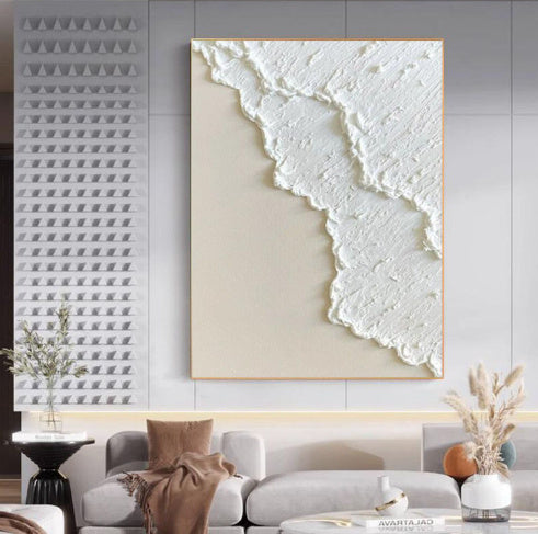 Peinture Murale I - Toile Texturée à la Main 3D Moderne & Élégante / Vraiment Home