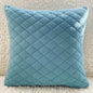 Coussin Cocolor - Housse en Flanelle Douce 45X45cm / Style Moderne & Coloré / Vraiment Home