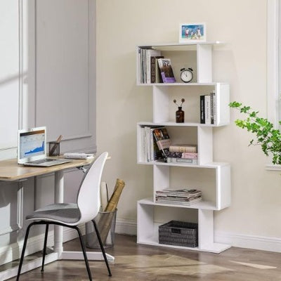 Bibliothèque Meuble Décoratif Cocon I - 5 niveaux de Rangement Élégants / Vraiment Home
