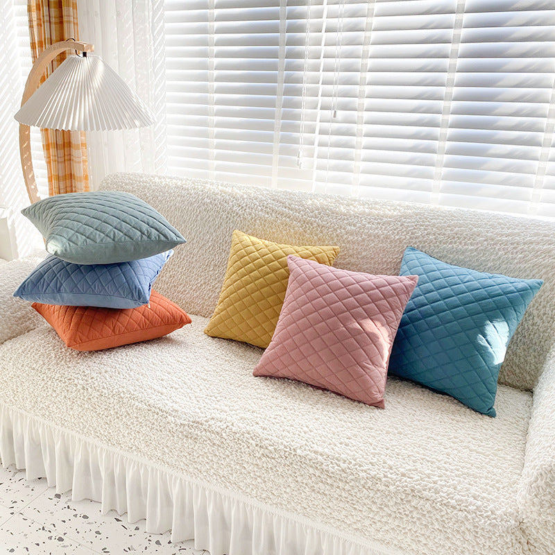 Coussin Cocolor - Housse en Flanelle Douce 45X45cm / Style Moderne & Coloré / Vraiment Home